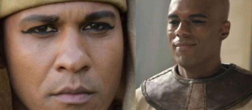 Teruel e Abumani em 'G&ecirc;nesis' (Fotomontagem/Reprodu&ccedil;&atilde;o/Record TV)