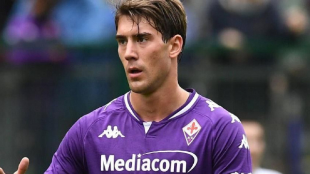 Dusan Vlahovic, giocatore della Fiorentina.