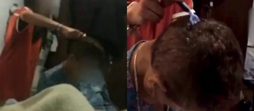 El v&iacute;deo de las menores rapando a la mujer discapacitada se ha hecho viral (RRSS)