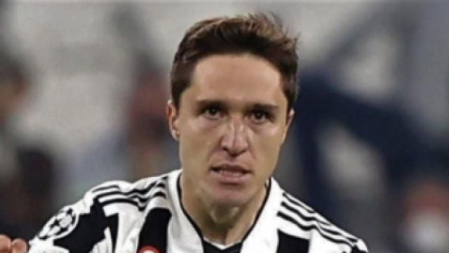 In foto Federico Chiesa, centrocampista della Juventus.