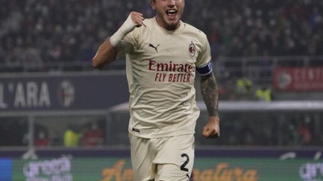 Calabria segna il gol del raddoppio rossonero ed &egrave; protagonista della vittoria