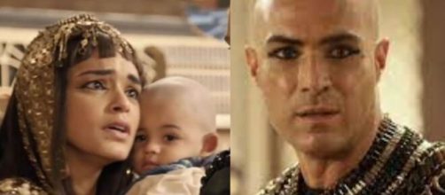 Kamesha e Shesi em 'G&ecirc;nesis'. (Fotomontagem)