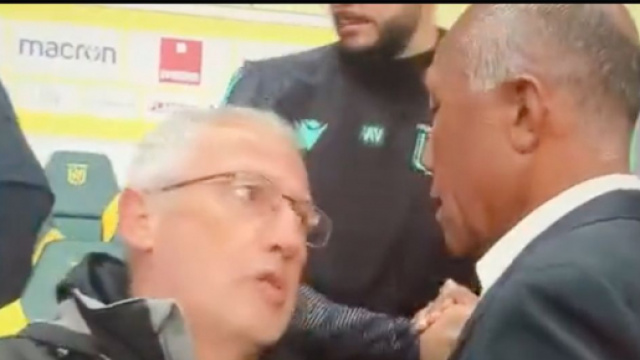 Kombouar&eacute; en col&egrave;re apr&egrave;s les remarques de Johan Gastien. (cr&eacute;dit Twitter)