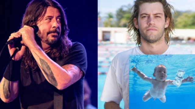 Dave Grohl contro Spencer Elden che ha fatto causa ai Nirvana per l'immagine di copertina di Nevermind.