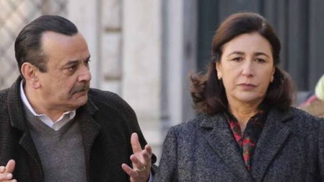 Giuseppe ed Agnese Amato in una scena de Il Paradiso delle Signore