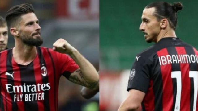 Roma-Milan, probabili formazioni: ballottaggio Ibrahimovic-Giroud per Pioli.