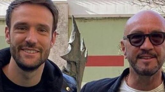Walter Zenga insieme al figlio Andrea.