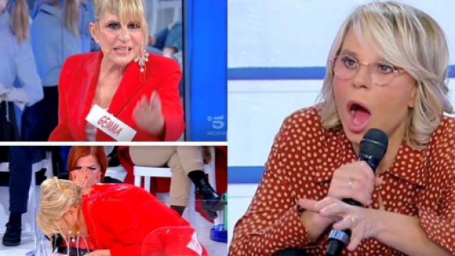 Uomini e Donne, riprese 3 ottobre: Tina tira un secchio d'acqua addosso a Gemma