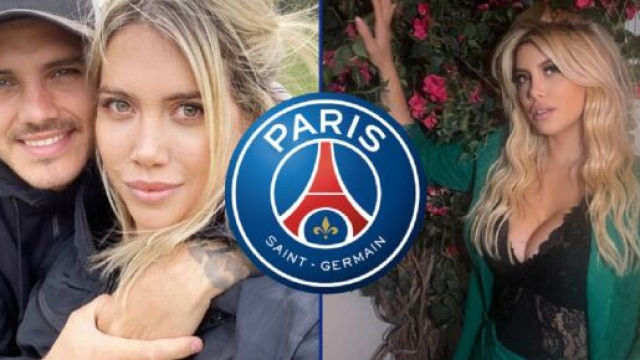Un ancien joueur du PSG d&eacute;rape et fait une mauvaise blague sur Wanda Icardi (captures YouTube et montage photo)