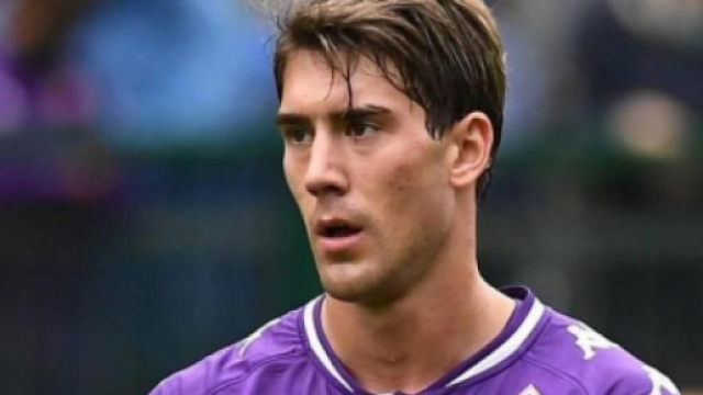 Dusan Vlahovic, giocatore della Fiorentina.