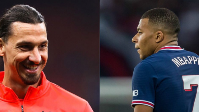 Zlatan veut encore mieux de la part de Mbapp&eacute;. (cr&eacute;dit Twitter)