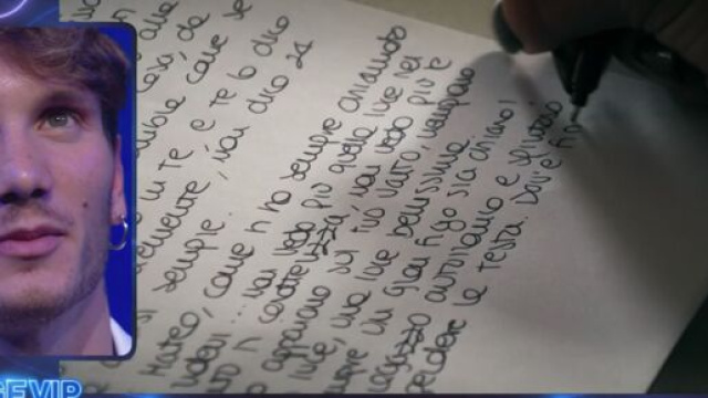 Manuel Bortuzzo riceve una lettera dall'ex.