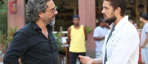 Z&eacute; e Vicente em 'Imp&eacute;rio'. (Reprodu&ccedil;&atilde;o/TV Globo)