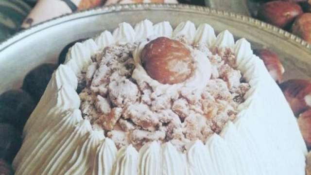 Cupola di castagne, la ricetta con panna montata.
