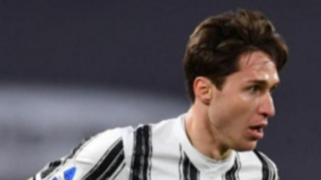 Federico Chiesa, centrocampista della Juventus.