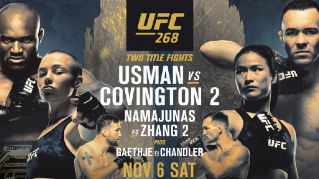 UFC 268, domenica 7 novembre in diretta su DAZN
