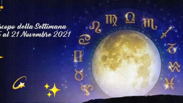L'oroscopo della settimana dal 15 al 21 novembre 2021.