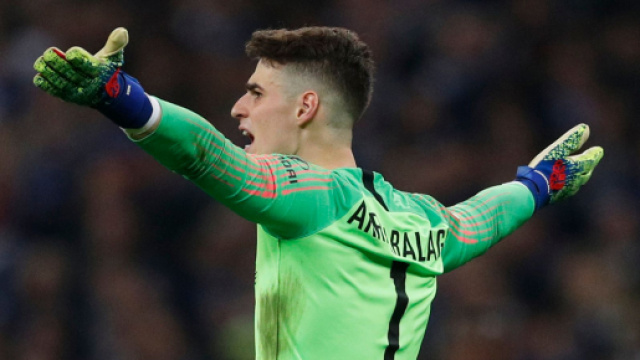 Kepa Arrizabalaga, portiere del Chelsea.