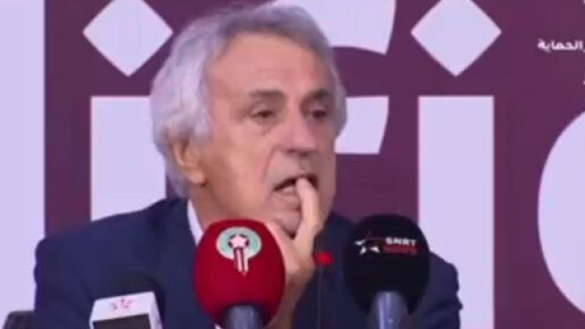 L'&eacute;change hallucinant entre Vahid Halilhodzic et un journaliste (capture YouTube)