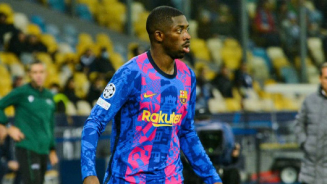 Ousmane Demb&eacute;l&eacute; en retard &agrave; l'entrainement du Bar&ccedil;a. (cr&eacute;dit Twitter)