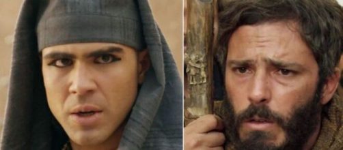 Jos&eacute; e Jud&aacute; em 'G&ecirc;nesis' (Fotomontagem/Reprodu&ccedil;&atilde;o/Record TV)