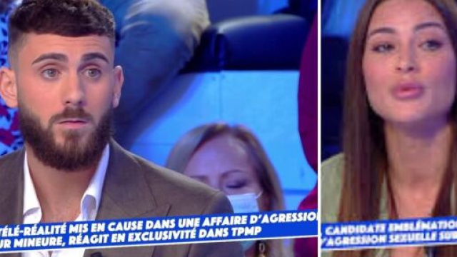 Illan serait le candidat accus&eacute; d&rsquo;agression sexuelle par Alix, il vient de r&eacute;pondre sur TPMP - Source : montage, capture d'&eacute;cran C8