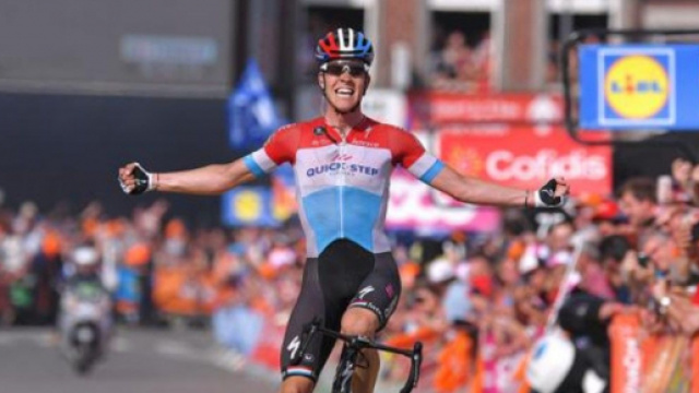 Bob Jungels vittorioso alla Liegi Bastogne Liegi 2018