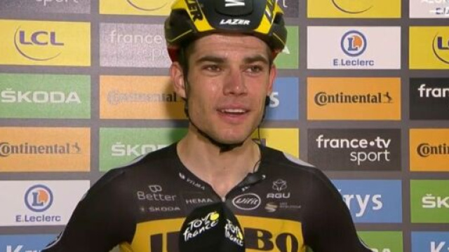 Il campione del Belgio Wout Van Aert.