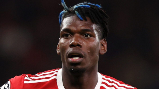 In foto Paul Pogba, centrocampista del Manchester United.
