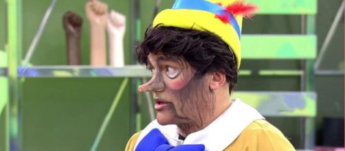 Gustavo Gonz&aacute;lez se present&oacute; en 'Salvame' vestido de Pinocho (Telecinco)