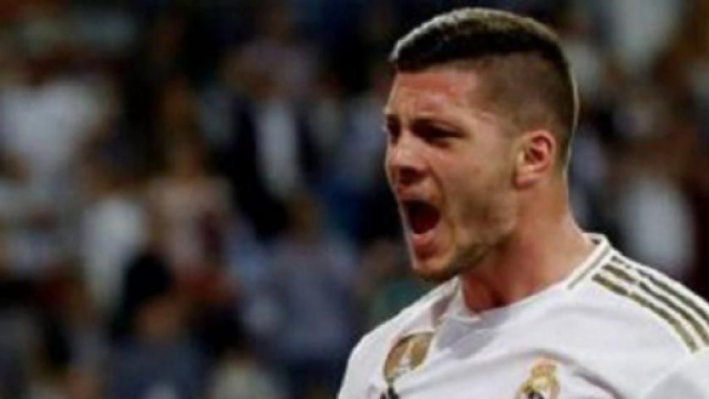 Luka Jovic, giocatore del Real Madrid.