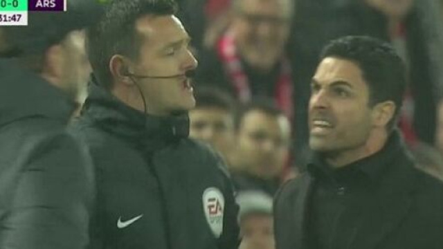 Liverpool - Arsenal : S&eacute;par&eacute;s, Klopp et Arteta ont failli en venir en mains (capture YouTube)