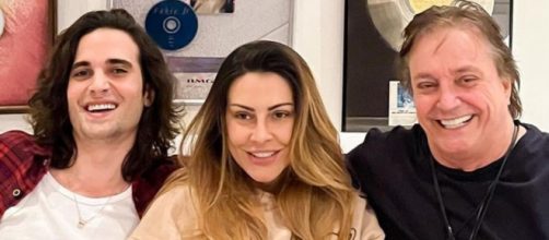 F&aacute;bio Jr. celebra anivers&aacute;rio ao lado dos filhos Fiuk e Cleo (Reprodu&ccedil;&atilde;o/Instagram/@fabiojroficial)