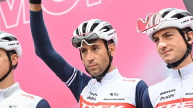 Vincenzo Nibali e Giulio Ciccone in maglia Trek Segafredo