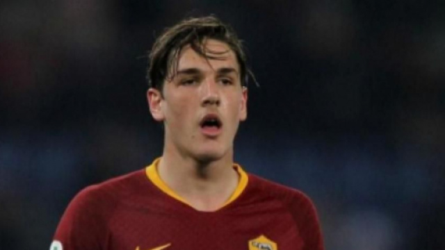 Nicol&ograve; Zaniolo, centrocampista della Roma.