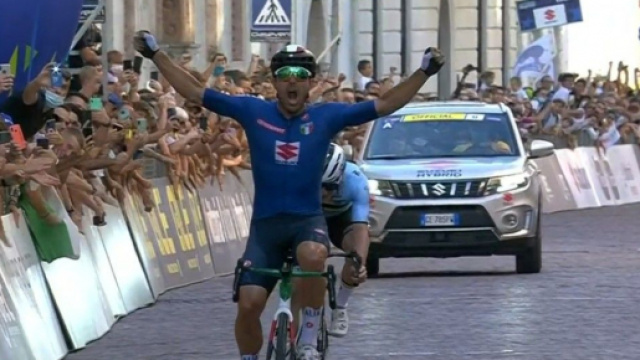 Sonny Colbrelli, Campione Europeo di ciclismo, sarebbe coinvolto nel progetto di Davide Cassani.