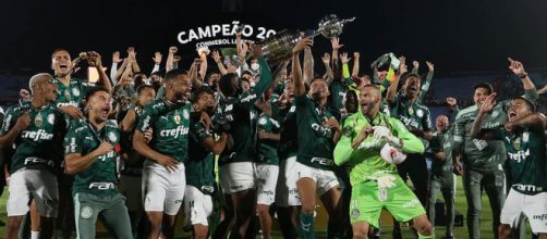Vit&oacute;ria do Palmeiras na Libertadores &eacute; comemorada por famosos (Cesar Greco/Palmeiras)