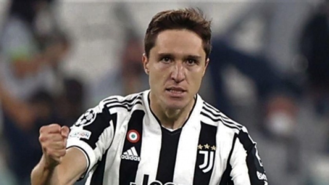 Federico Chiesa, centrocampista della Juventus.