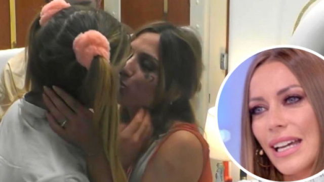 Gf vip, Karina Cascella contro Belli, Sorge e Codegoni per i baci a tre: 'Spazzatura'.