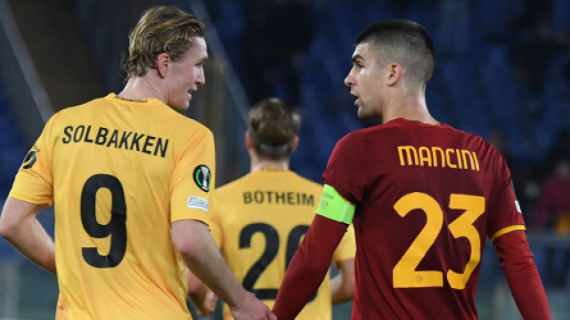 Bodo Glimt pareggia a Roma in Conference League.