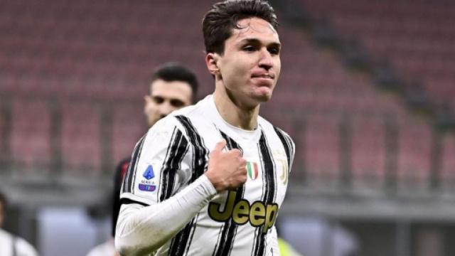 Federico Chiesa, centrocampista della Juventus.