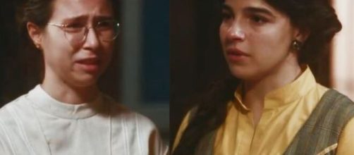Dolores e Pilar em 'Nos Tempos do Imperador' (Fotomontagem/Reprodu&ccedil;&atilde;o/TV Globo)