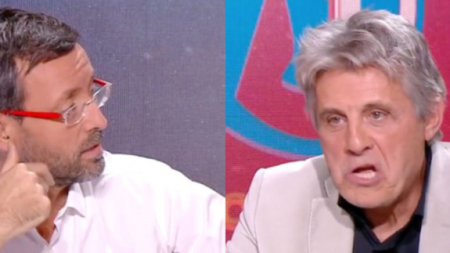 Eric Blanc n'a pas m&acirc;ch&eacute; ses mots au moment de parler du Stade Rennais. (cr&eacute;dit Twitter)