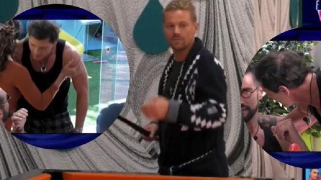 GF vip, Davide contro Aldo Montano.