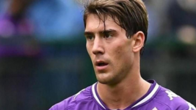 Dusan Vlahovic, giocatore della Fiorentina.