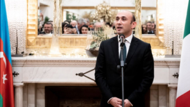 L&rsquo;Ambasciatore della Repubblica dell&rsquo;Azerbaigian in Italia, Mammad Ahmadzada. "Roma celebra Shusha, capitale della cultura azerbaigiana"