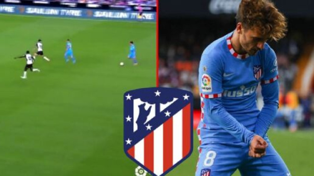 Atl&eacute;tico : Le bijou d'Antoine Griezmann contre Valence (captures YouTube)