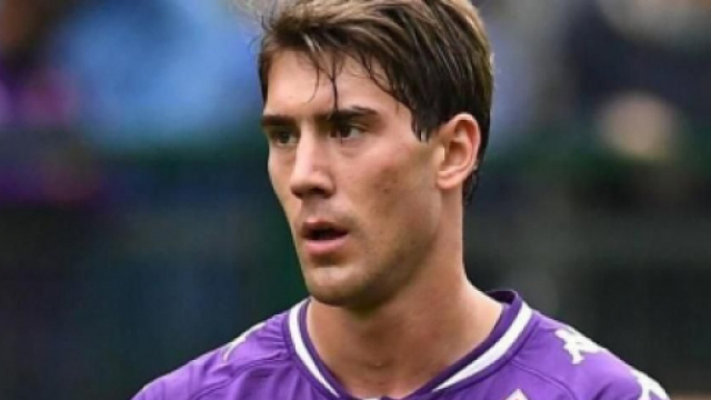 Dusan Vlahovic, giocatore della Fiorentina.