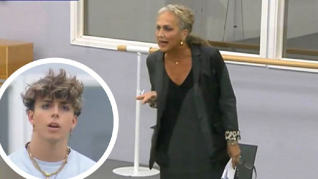 Amici, Mattia dubita dei prof, Alessandra Celentano sbotta: 'Cosa venite a fare se &egrave; tutto finto?'.