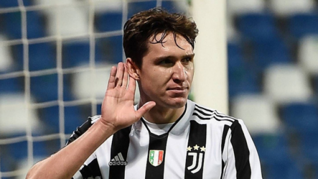 Federico Chiesa, centrocampista della Juventus.